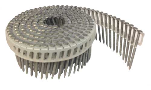 15° Plastic 50/65mm Dome Ring Hot Dip Galvanised Coil Nails