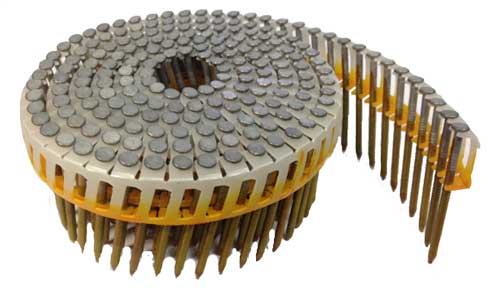 15° Plastic 50mm Ring Hot Dip Galvanised Coil Nails