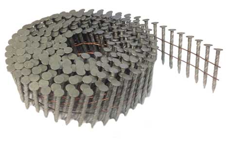 15° Wire 32mm Screw Mechanical Galvanised Coil Nails