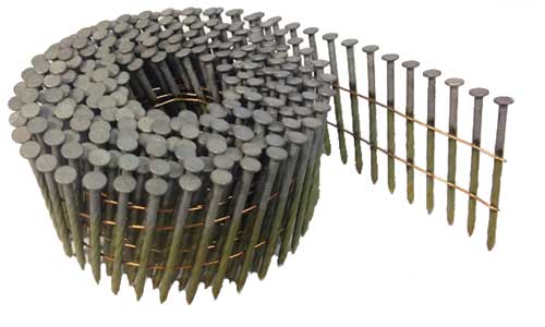 15° Wire 57mm Screw Hot Dip Galvanised Coil Nails